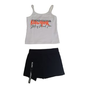 Sportado Joyce Girls Shorts Set 211547 White