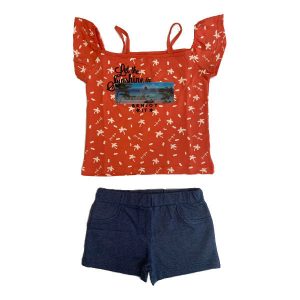 Sportado Joyce Girls Shorts Set 211550 Coral