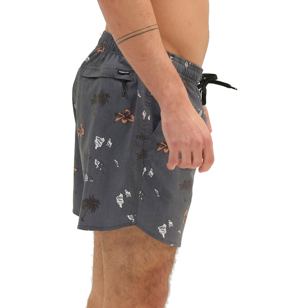 Sportado Emerson Tropical Print Swimshort 211.EM505.14 Ebony Sportado Emerson Tropical Print Swimshort 211.EM505.14 Ebony