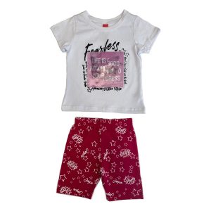 Sportado Joyce Baby Girls Biker Set 211129 White