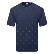 Rebase Graphic T-Shirt RTS-207 Navy Blue