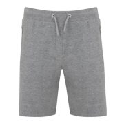 Roly Men’s Zipper Sweatshorts Pants BE0419 Heather Grey