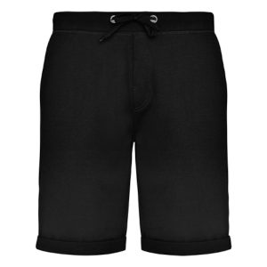 Roly Men’s Zipper Sweatshorts Pants BE0449 Black